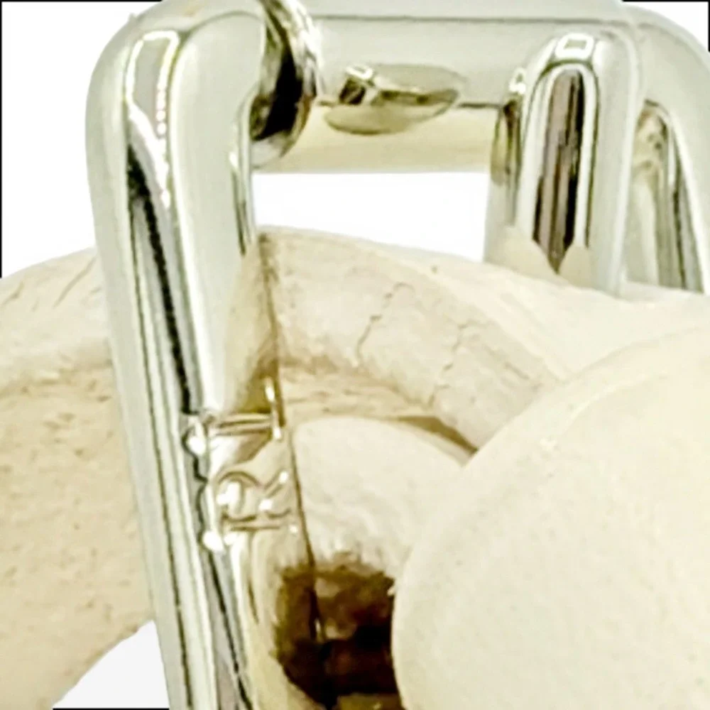 Ralph Lauren Collection Stirrup Mini Satchel Cream Leather Italy Equestrian Bag‎